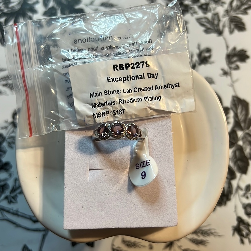 RBP2279 Exceptional Day Lab Created Amethyst Ring